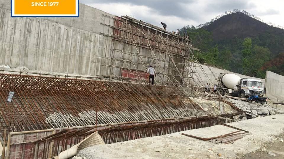 Silteration dam Parbat Modi Hydro 